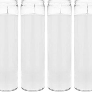 Aspen Brands White Blessed Sanctuary Devotional Prayer Candle, 7 Day – set of 12