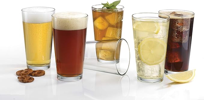 Glassware by Aspen Brands. Heat Treated and Durable for Restaurants.
