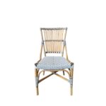 Laguna Bistro Chair – White & Cappuccino Side Dining Chair