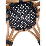 Black Cafe Counter Height Stool 26"