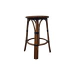 Black Cafe Counter Height Stool 26"
