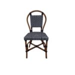 Black and White Cafe Bistro Chair