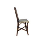 Navy, Cream, & Lite Blue Cafe Bistro Chair
