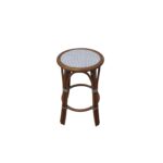 White and Grey Cafe Counter Height Stool 26"