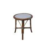 White and Grey Cafe Low Stool