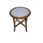 White and Grey Cafe Low Stool
