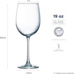 Aspen Brands Cachet 19 Ounce Tulip Party Pack, Set Of 12, Glass, Clear