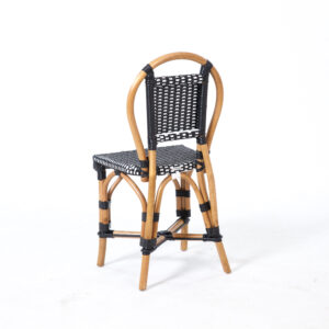 Aspen Brands Black and White Bistro Chair