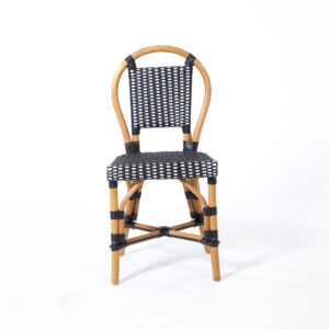 Aspen Brands Black and White Bistro Chair