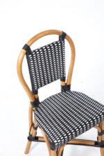 Aspen Brands Black and White Bistro Chair
