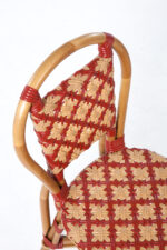 Red & Cream Cafe Bistro Chair by Aspen Brands