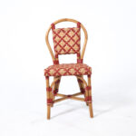 Red & Cream Cafe Bistro Chair by Aspen Brands