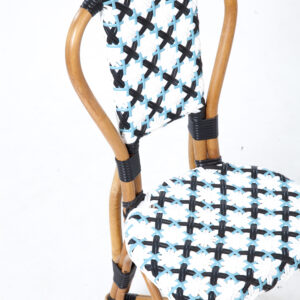 Aspen Brands Black, Blue and White Bistro Chair
