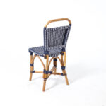 Navy and White Cafe Bistro Chair by Aspen Brands.
