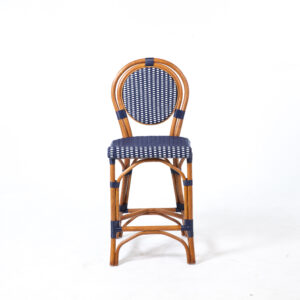ASpen Brands Navy and WHite COunter Height Stool.