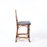 ASpen Brands Navy and WHite COunter Height Stool.